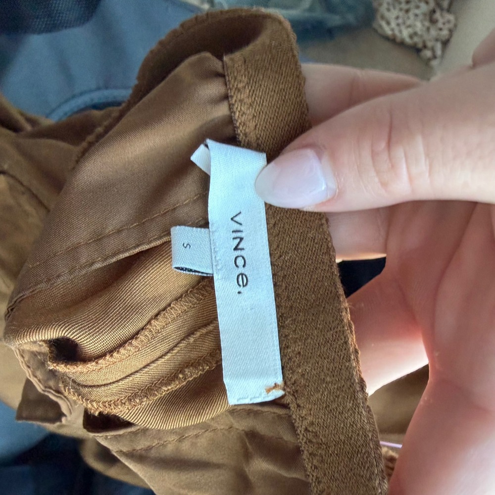Vince Pull On Silk Blend Pants‎ Size Small - Picture 2 of 11